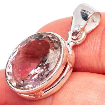 Rare Faceted Ametrine Pendant 1 1/8" (925 Sterling Silver) P43354