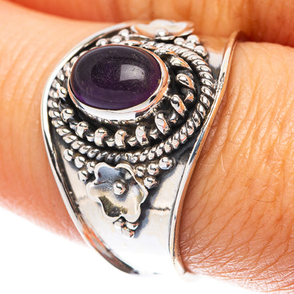Amethyst 925 Sterling Silver Ring Size 8 (925 Sterling Silver) R5416