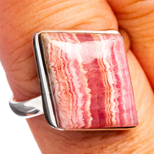 Premium Rhodochrosite Ring Size 8.75 (.925 Sterling Silver)