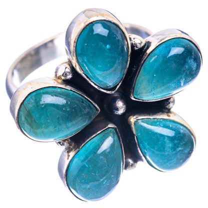Blue Fluorite Ring Size 8.5 (925 Sterling Silver) R142025