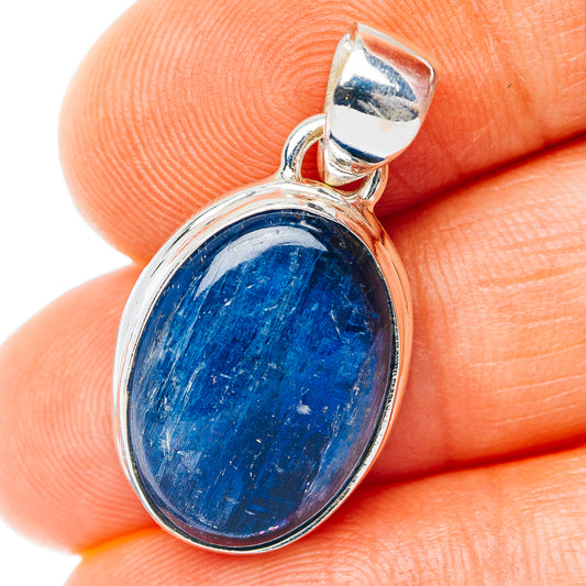 Kyanite Pendant 1 1/8" (.925 Sterling Silver)
