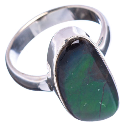Premium Canadian Ammolite Ring Size 6.75 (.925 Sterling Silver)