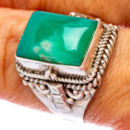 Chrysoprase Ring Size 9 (925 Sterling Silver) R146492
