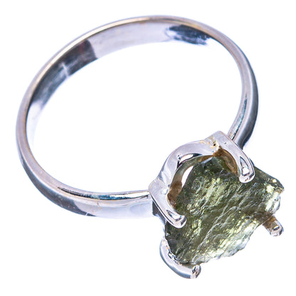 Moldavite Ring Size 6 (.925 Sterling Silver)