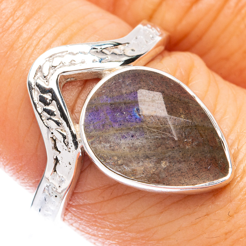 Premium Labradorite Ring Size 7.75 (925 Sterling Silver) R1828