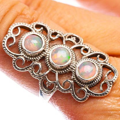 Natural Ethiopian Opal Ring Size 8 (925 Sterling Silver) R142430