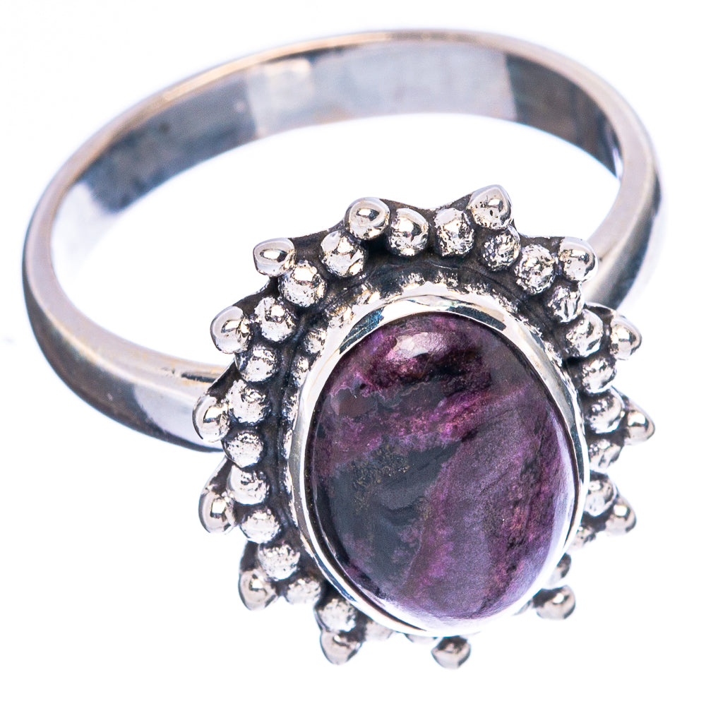 Mexican Purple Opal (Morado) Ring Size 8 (925 Sterling Silver) R5090
