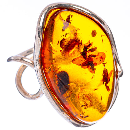 Baltic Amber Ring Size 8.5 (925 Sterling Silver) R1905