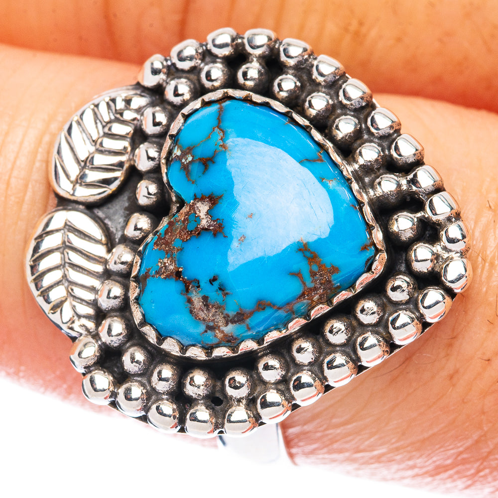 Golden Hills Turquoise Ring Size 9 (925 Sterling Silver) R2775