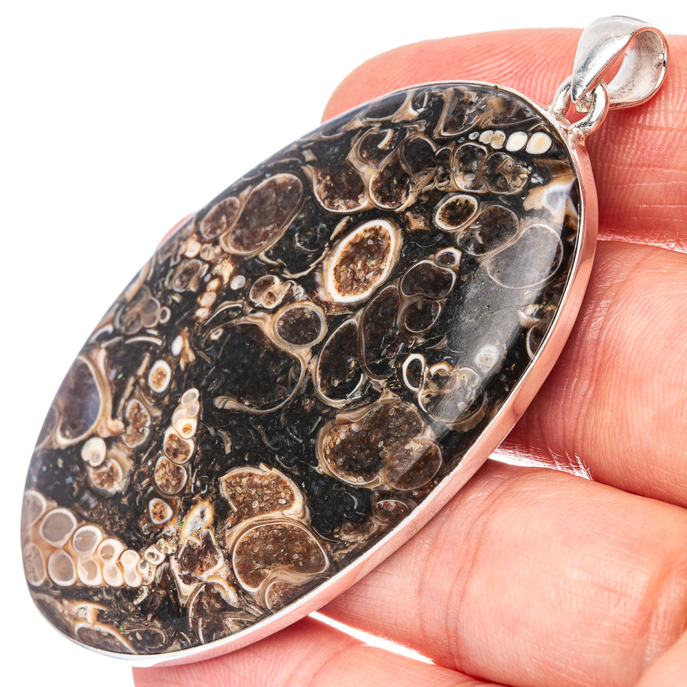 Turritella Pendant 2 5/8" (925 Sterling Silver) P42851