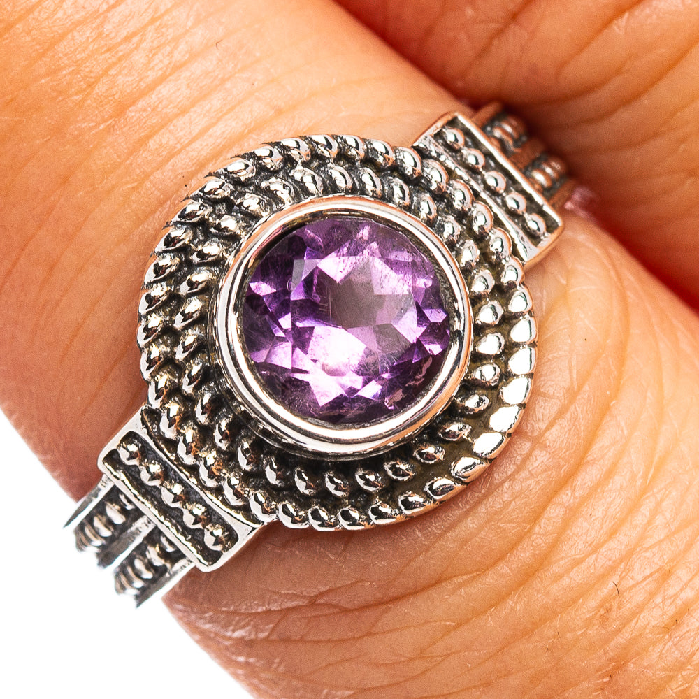 Amethyst Ring Size 8 (.925 Sterling Silver)