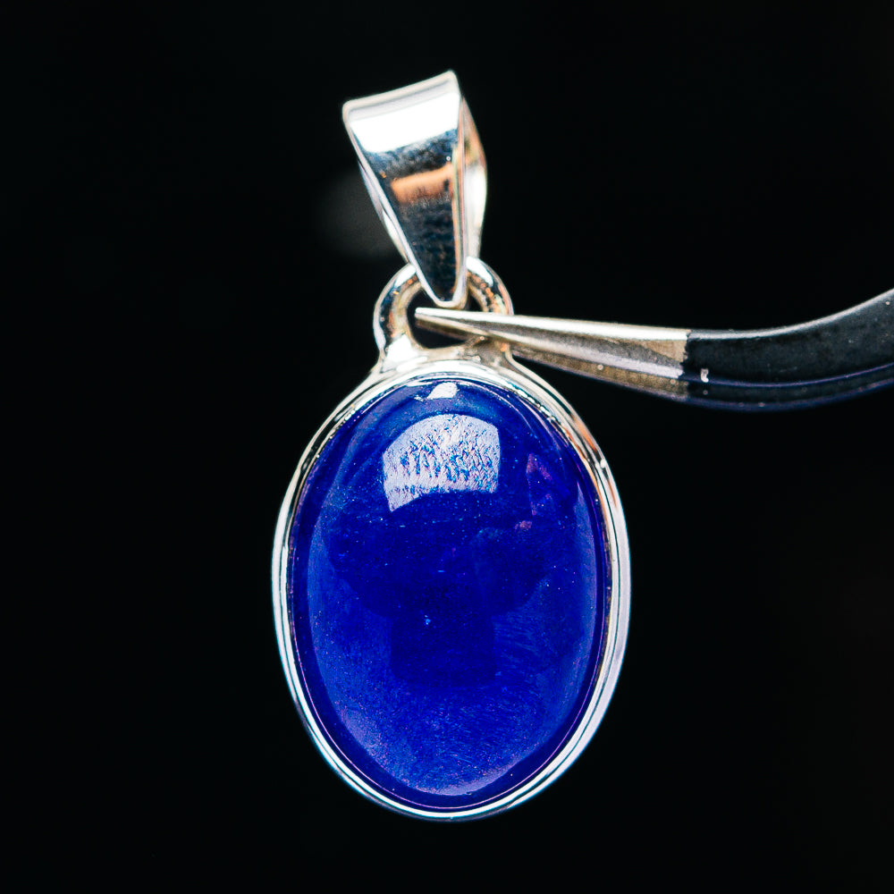20ct Premium Tanzanite Pendant 1" (.925 Sterling Silver)