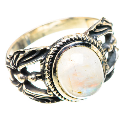 Rainbow Moonstone 925 Sterling Silver Ring Size 9.25 (925 Sterling Silver) RING139440