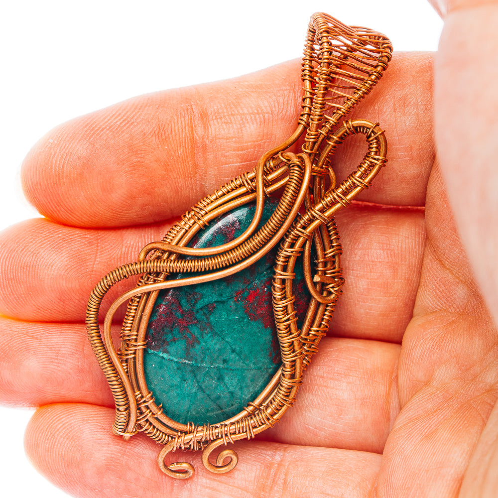 Sonora Sunrise Wire Wrap Pendant 2 1/2" (Copper)