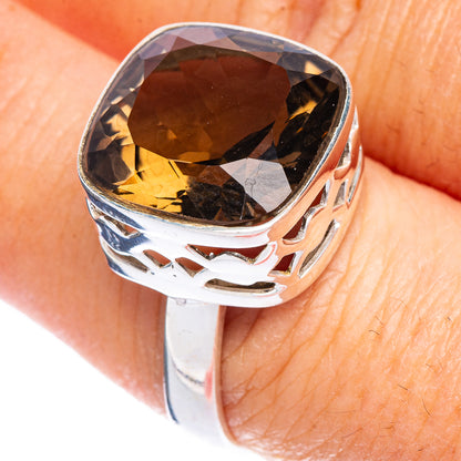 Smoky Quartz Ring Size 8.25 (925 Sterling Silver) R147104
