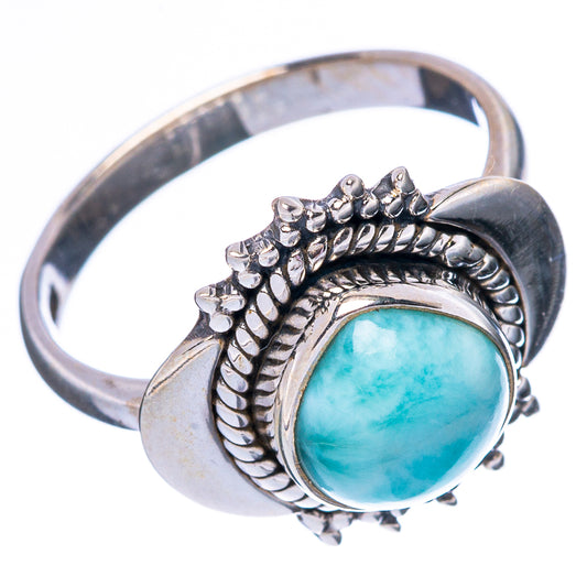 Larimar Ring Size 6.5 (925 Sterling Silver) R4401