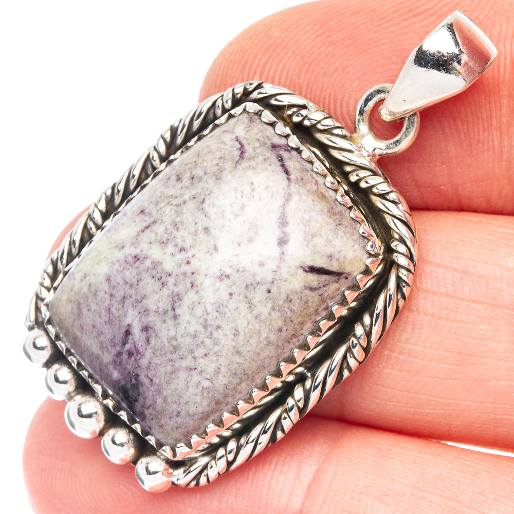 Kammererite Pendant 1 1/2" (925 Sterling Silver) P43832