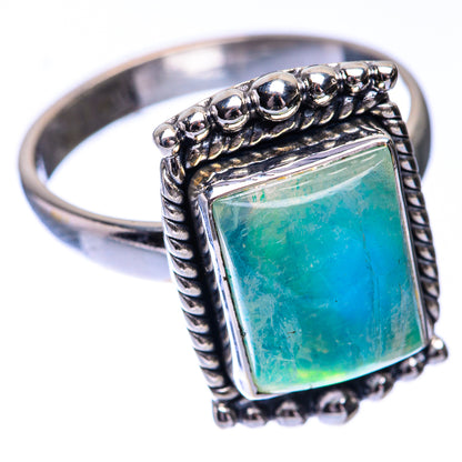 Green Moonstone Ring Size 8.75 (925 Sterling Silver) R140683