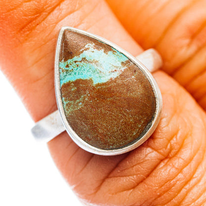 Number 8 Mine Turquoise Ring Size 5.75 (.925 Sterling Silver)