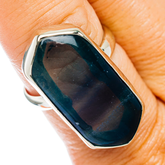 Multi-Fluorite Ring Size 8.75 (German Silver)