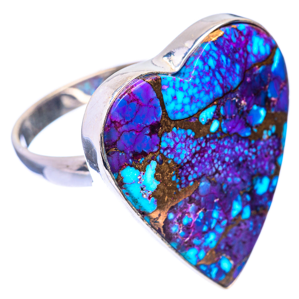 Large Spiny Oyster Turquoise Ring Size 10 (925 Sterling Silver) R141371