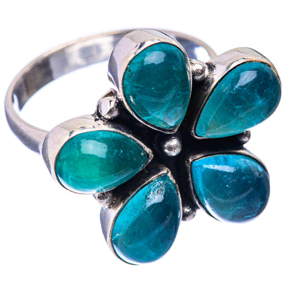 Large Blue Fluorite Ring Size 10.75 (925 Sterling Silver) R141156