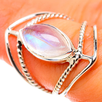 Premium Rainbow Moonstone Ring Size 6 (925 Sterling Silver) RING138220