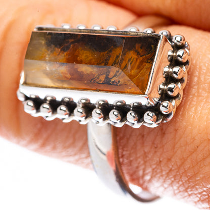 Scenic Dendritic Ring Size 9.75 (925 Sterling Silver) R2147