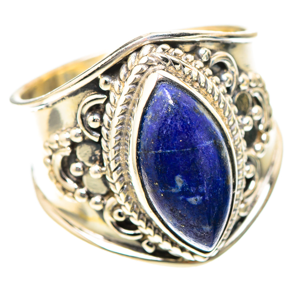 Lapis Lazuli 925 Sterling Silver Ring Size 7.25 (925 Sterling Silver) RING139390