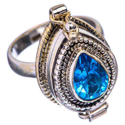 Poison Blue Topaz Ring Size 7 (925 Sterling Silver) R142651