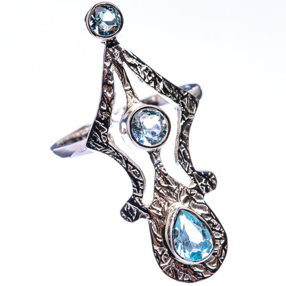 Premium Blue Topaz Ring Size 8.75 (925 Sterling Silver) R141785