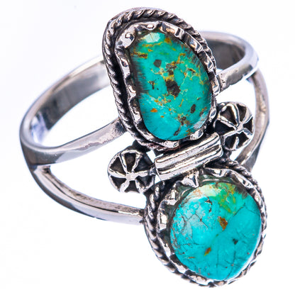 Rare Arizona Turquoise Ring Size 9 (925 Sterling Silver) R2392