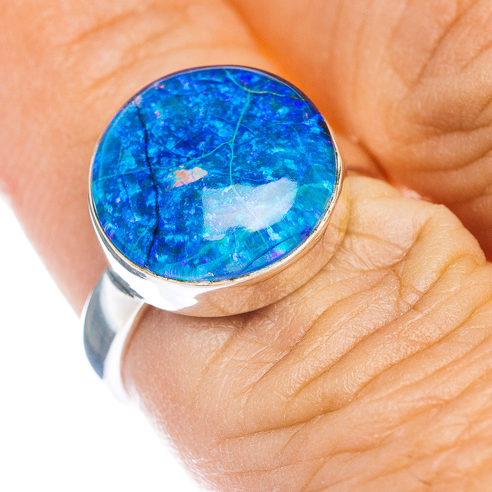 Sterling Opal Ring Size 6.75 (.925 Sterling Silver)