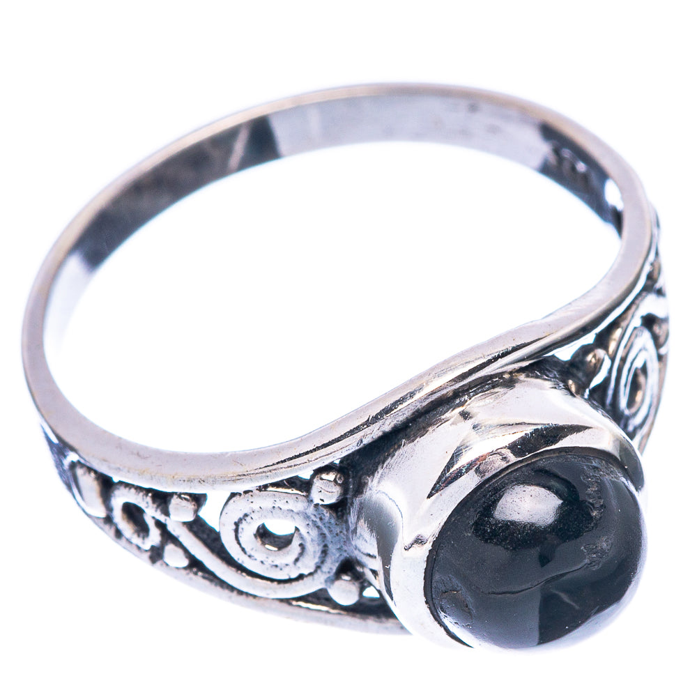 Black Onyx 925 Sterling Silver Ring Size 7.75 (925 Sterling Silver) R5373