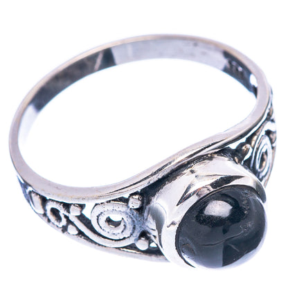 Black Onyx 925 Sterling Silver Ring Size 7.75 (925 Sterling Silver) R5373