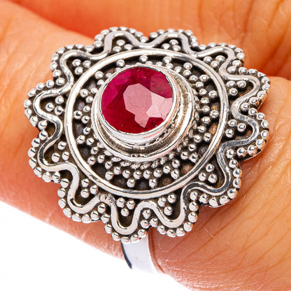Red Sillimanite Ring Size 6.75 (925 Sterling Silver) R146264
