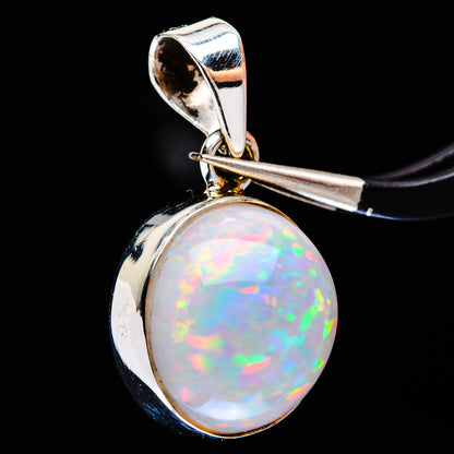 Premium Ethiopian Opal Pendant 1" (.925 Sterling Silver)