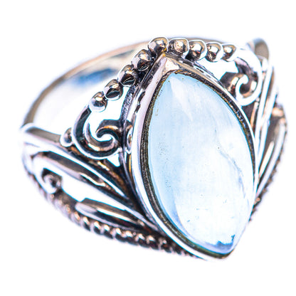 Aquamarine Ring Size 7.25 (925 Sterling Silver) RING140076