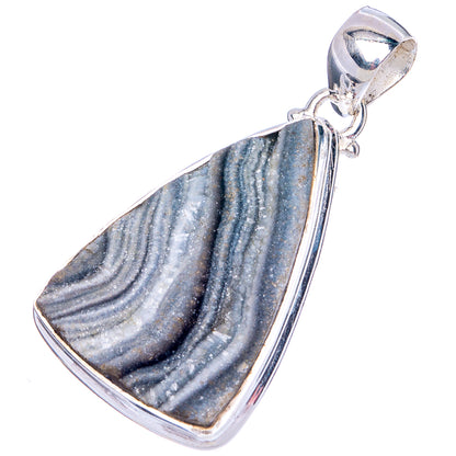 Desert Rose Druzy Pendant 1 5/8" (.925 Sterling Silver)