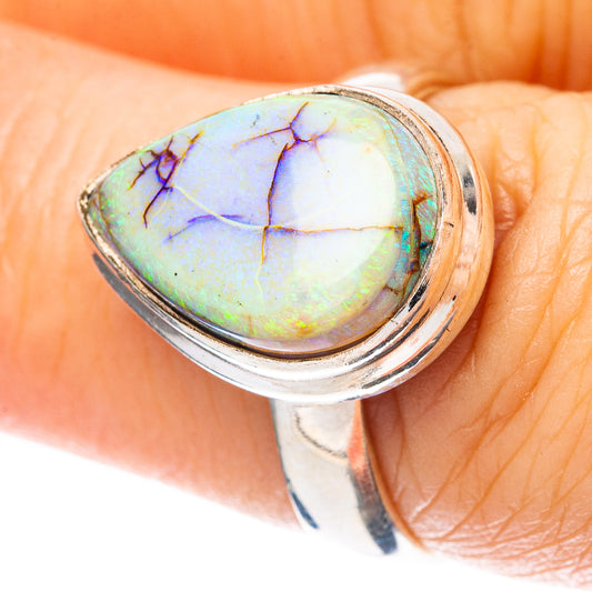 Rare Sterling Opal Ring Size 7 (925 Sterling Silver) R4450