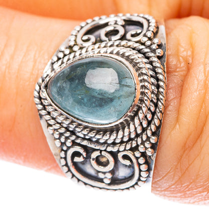 Aquamarine Ring Size 7 (925 Sterling Silver) R4009