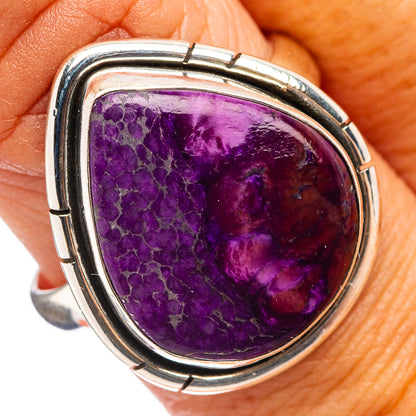 Premium Sugilite Ring Size 9.75 (.925 Sterling Silver)