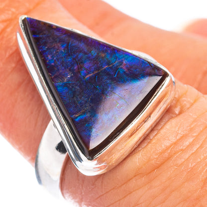 Rare Canadian Ammolite Ring Size 6 (.925 Sterling Silver)