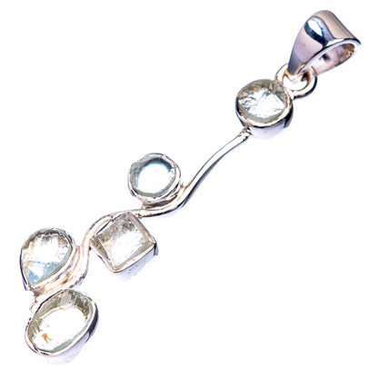Premium Herkimer Diamond Pendant 1 7/8" (925 Sterling Silver) P38794