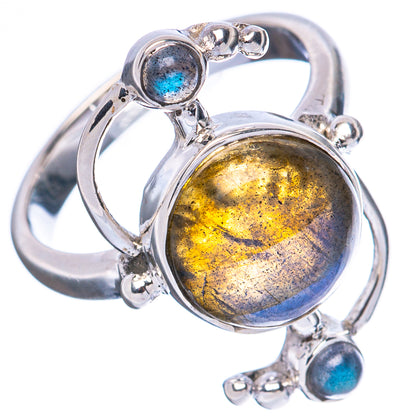 Premium Labradorite 925 Sterling Silver Ring Size 5.75 Ana Co R3622