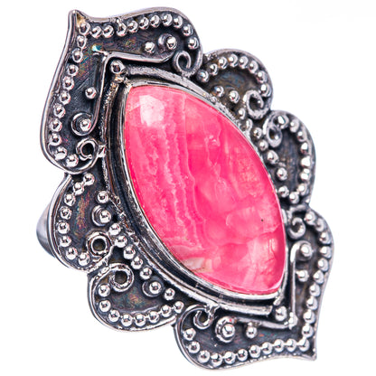 Signature Rhodochrosite Ring Size 9 (.925 Sterling Silver)