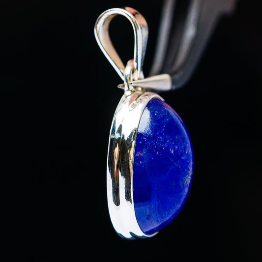21.4ct Premium Tanzanite Pendant 1 1/4" (.925 Sterling Silver)
