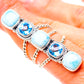 Signature Huge Larimar, Blue Topaz Ring Size 7 (925 Sterling Silver) RING138141