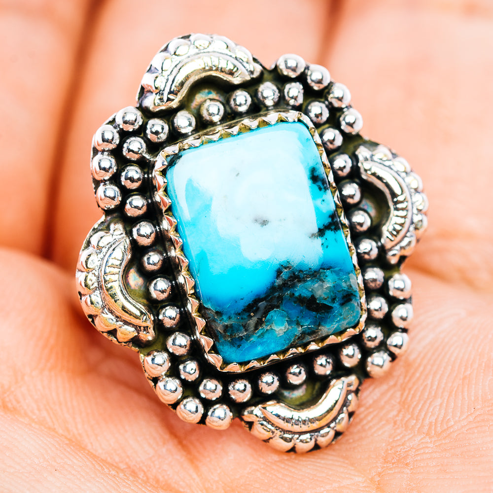 Gem Silica Ring Size 7.5 (.925 Sterling Silver)