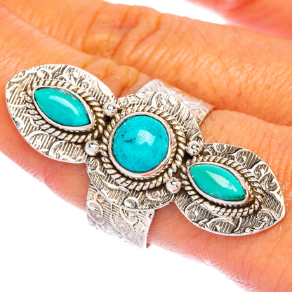 Large Sleeping Beauty Turquoise Ring Size 9 (925 Sterling Silver) R144519